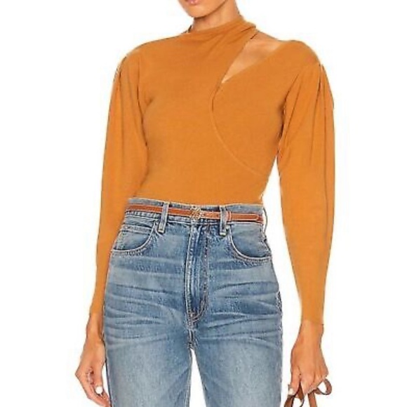 A.L.C. Addison Top long sleeve orange - Picture 2 of 6